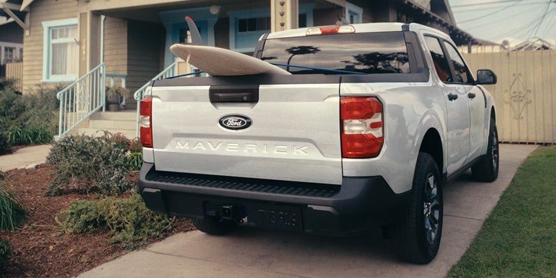 2026 Ford Maverick driving on a Texas highway