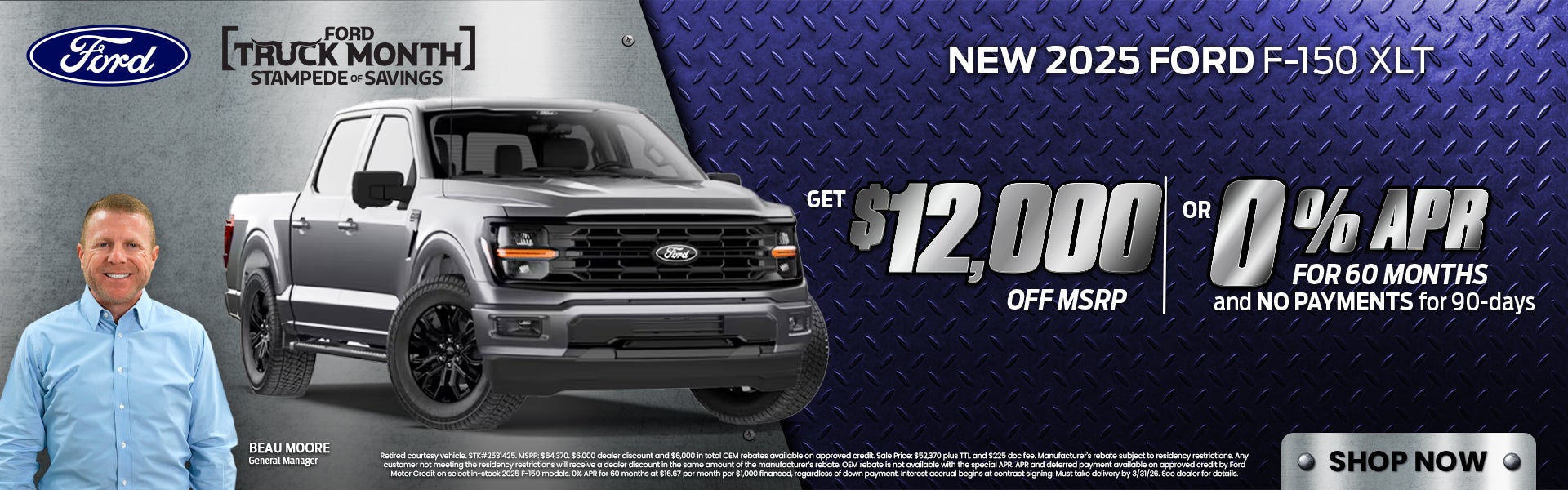 New 2025 Ford F-150 XLT