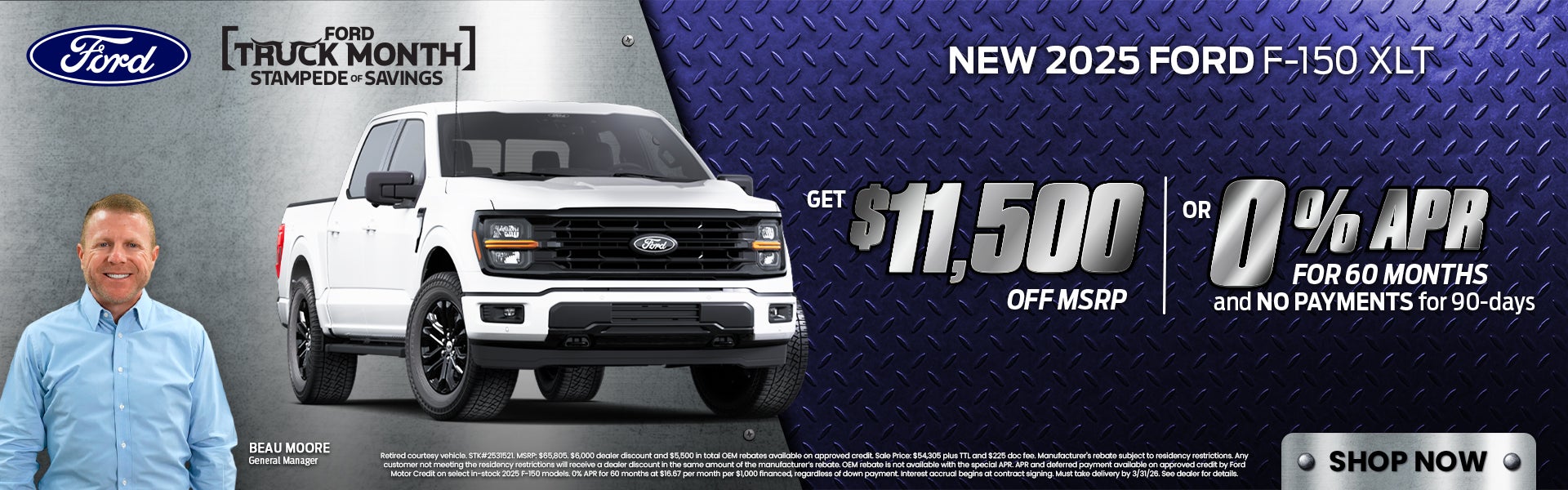 New 2025 Ford F-150 XLT